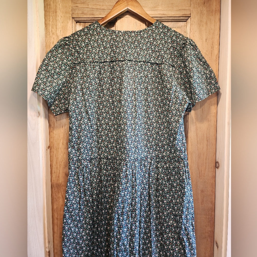 Christy Dawn 100% Regenerative Cotton Night Strawberry Maxi Dress - Picture 9 of 11